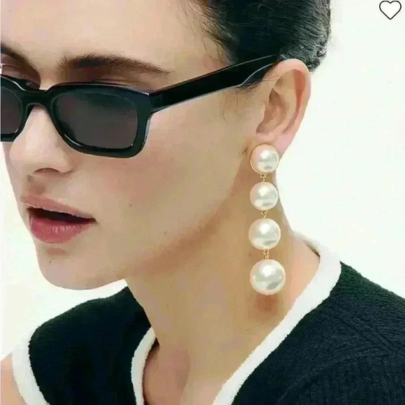 J Crew Pearl Ball Earrings (Coming Soon) - Picture 3 of 3